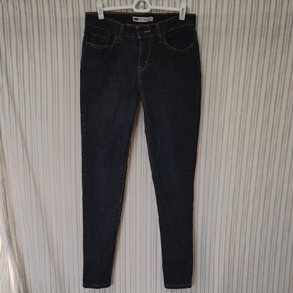 Levi's Deep Indigo Skinny Jeans  9